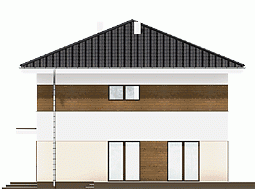 Rzut projektu Tamara - Elewacja