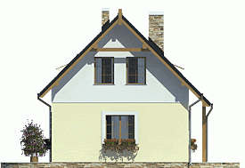 Rzut projektu Emilka - Elewacja