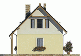 Rzut projektu Emilka - Elewacja