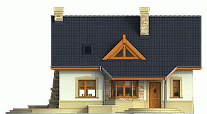 Rzut projektu Agatka II - Elewacja