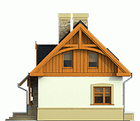 Rzut projektu Agatka II - Elewacja