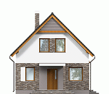 Rzut projektu Ala - Elewacja