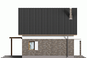 Rzut projektu Ala - Elewacja