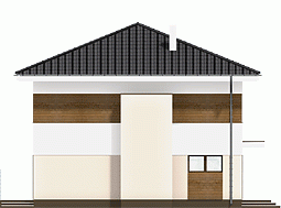 Rzut projektu Tamara - Elewacja