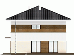 Rzut projektu Tamara - Elewacja