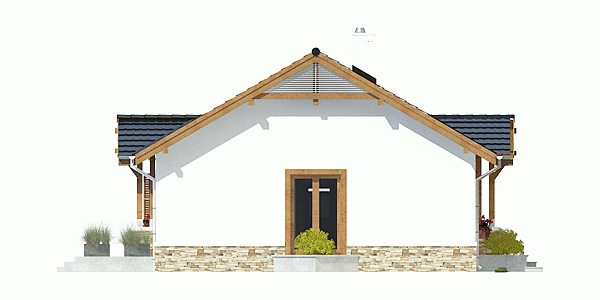 Rzut projektu Ares - Elewacja