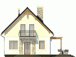 Rzut projektu Ala III - Elewacja