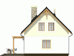 Rzut projektu Ala III - Elewacja