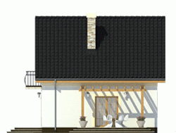 Rzut projektu Ala III - Elewacja