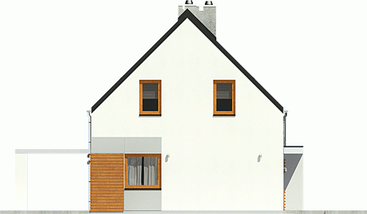 Rzut projektu Eco 5 - Elewacja