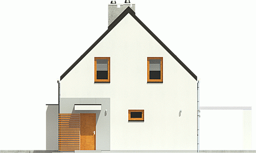 Rzut projektu Eco 5 - Elewacja