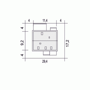 Rzut projektu Igor IV z garażem - Usytuowanie na działce