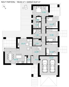 Rzut projektu Dla Melomana 3 - Rzut parteru