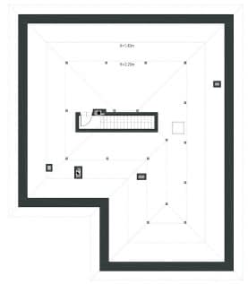 Rzut projektu SZCZEGÓLNY D78 - Rzut poddasza