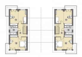 Rzut projektu Havana B - Piętro