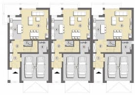 Rzut projektu Miramar C - Parter