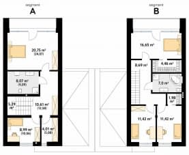 Rzut projektu Aspen (CE) - poddasze