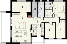 Rzut projektu Trendsetter - Parter