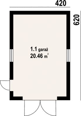 Rzut projektu G1-(02) - Parter