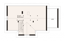 Rzut projektu chmielów dw 19 - Poddasze