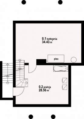 Rzut projektu rytowo dw 29 - Piwnica