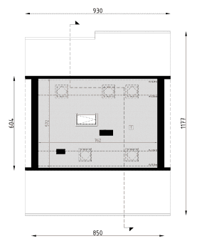 Rzut projektu D141 - WT2021 - Poddasze