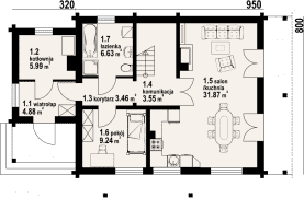 Rzut projektu oleśnica dw - Parter