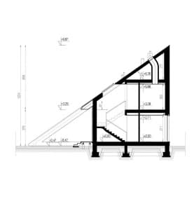 Rzut projektu HOMEKONCEPT 92 - przekrój