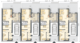 Rzut projektu Springfield (DCS18) - Parter