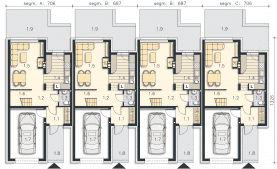Rzut projektu Lakeland (DCS19) - Parter