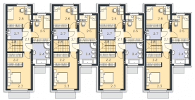Rzut projektu Lakeland (DCS19) - Piętro