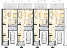 Rzut projektu Miltown II (LMS12a) - Parter
