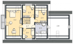 Rzut projektu Tallin (DCP336) - Poddasze