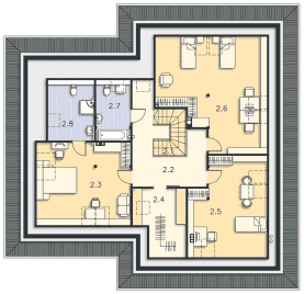 Rzut projektu Stanford (LMP358) - Poddasze