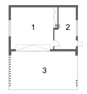 Rzut projektu BK-37 BUDYNEK GOSPODARCZY - Rzut