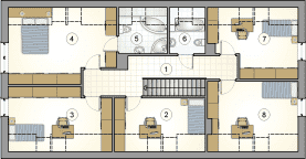 Rzut projektu S-GL 1657 Sigma Max II - Poddasze