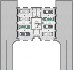 Rzut projektu S-GL 1210 Octavus II - Piwnica