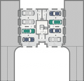Rzut projektu S-GL 433 Octavus - Piwnica