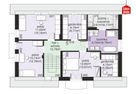 Rzut projektu Dom przy Alabastrowej 51 - Poddasze