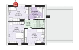 Rzut projektu Dom przy Cyprysowej 58 - Poddasze