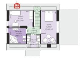 Rzut projektu Dom przy Imbirowej 8 - Poddasze