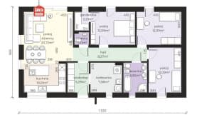 Rzut projektu Dom przy Olchowej 11 - Parter