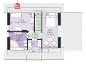 Rzut projektu Dom przy Imbirowej 10 - Poddasze