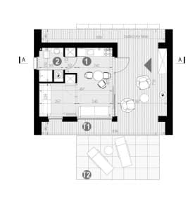 Rzut projektu HOMEKONCEPT 84 DL - Rzut parteru