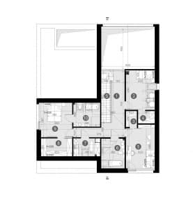 Rzut projektu HOMEKONCEPT 116 - Rzut poddasza