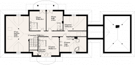 Rzut projektu gdów nowy gx - Poddasze