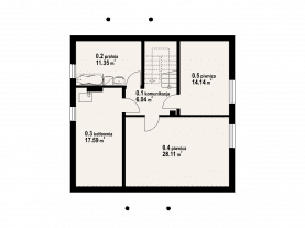 Rzut projektu tarczyn 9 - Piwnica