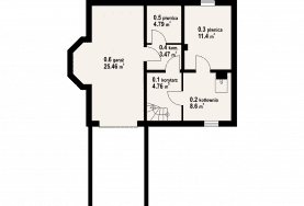 Rzut projektu gilowo 9 - Piwnica