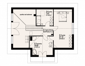 Rzut projektu koralowo dw - Poddasze