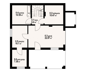 Rzut projektu jaworzynka nowa mg - Piwnica